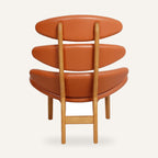 Poul M. Volther Corona Reproduction Lounge Chair - Wood Frame