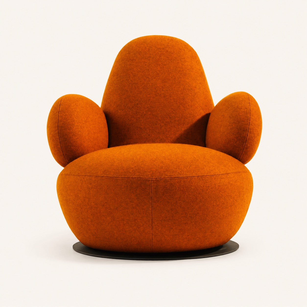 Stefan Borselius Oppo Reproduction Swivel Armchair
