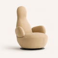 Stefan Borselius Oppo Reproduction Swivel Lounge Chair