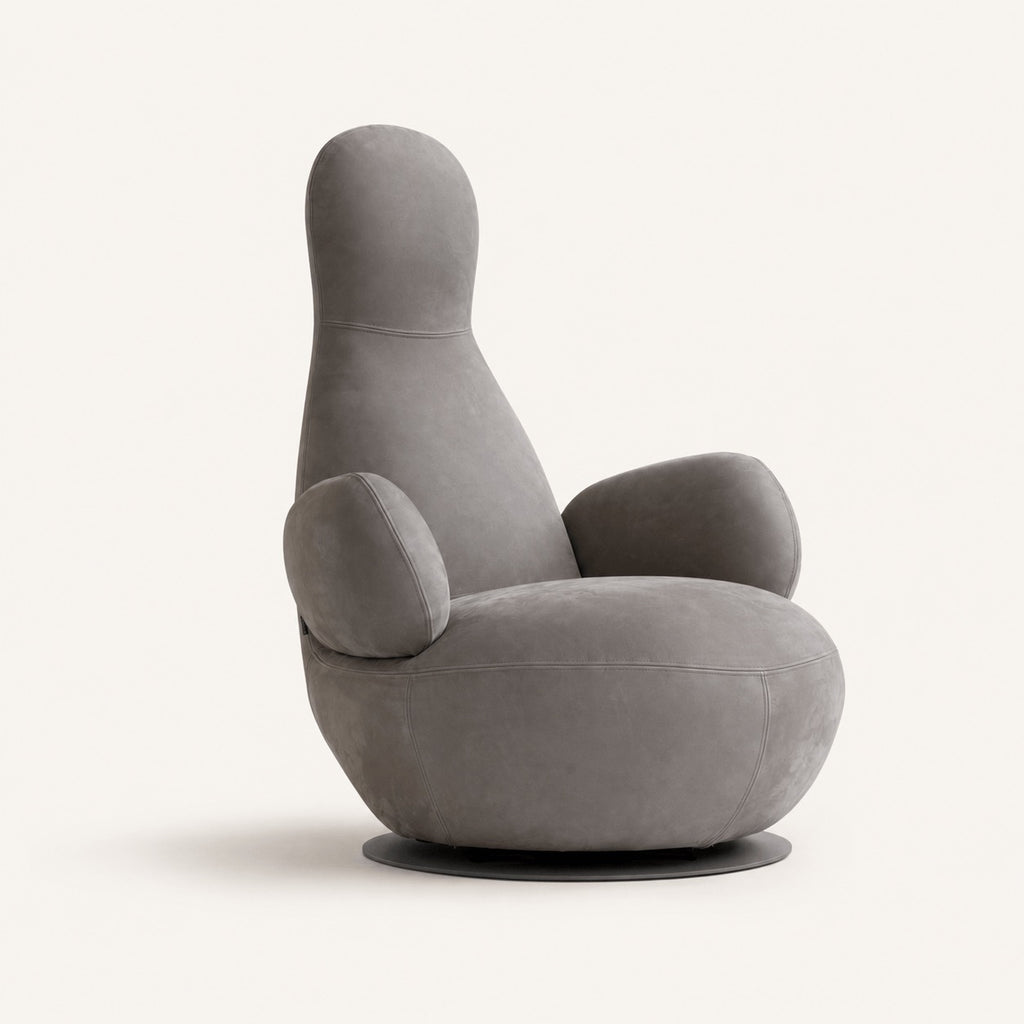 Stefan Borselius Oppo Reproduction Swivel Lounge Chair
