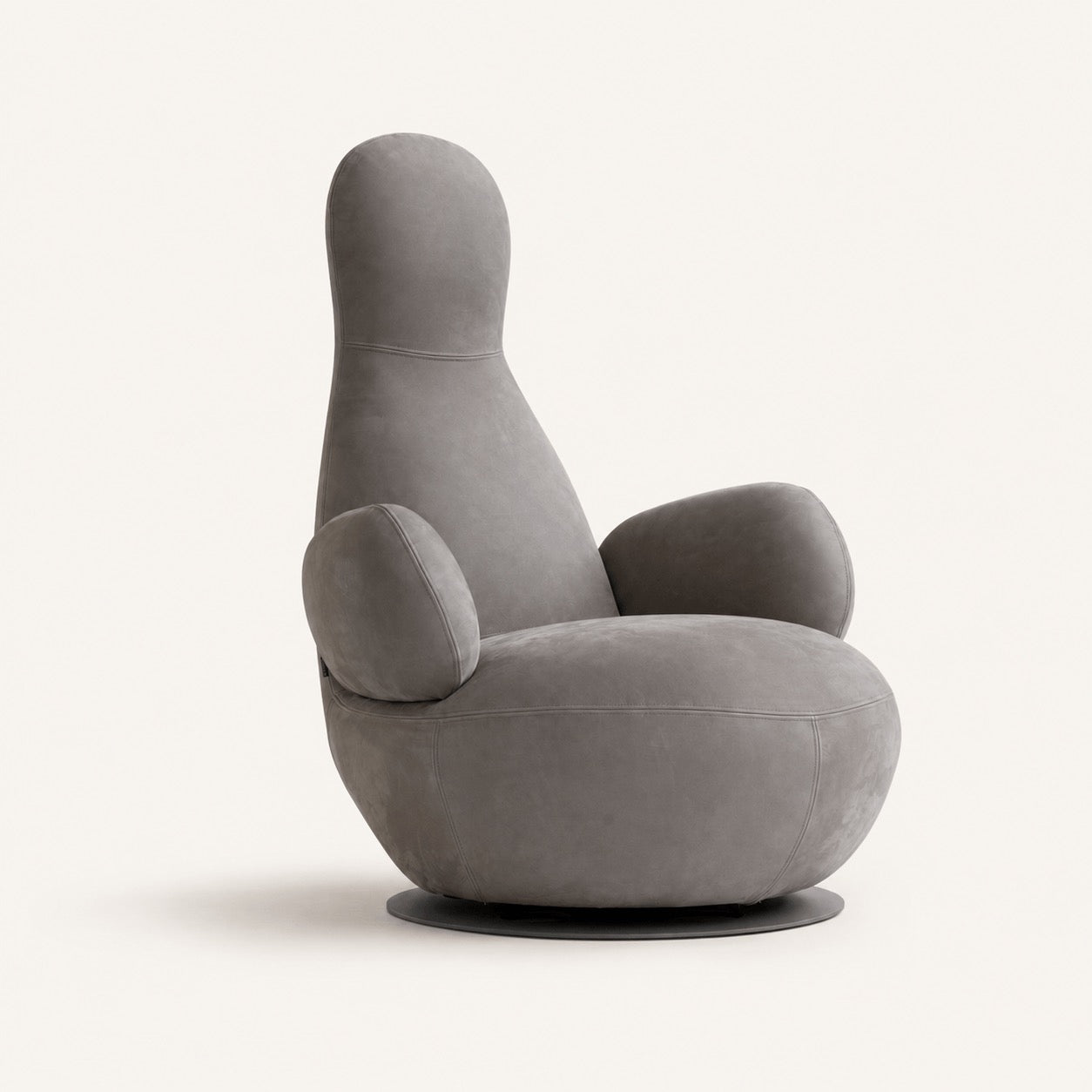 Stefan Borselius Oppo Reproduction Swivel Lounge Chair