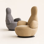 Stefan Borselius Oppo Reproduction Swivel Lounge Chair