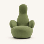 Stefan Borselius Oppo Reproduction Swivel Lounge Chair