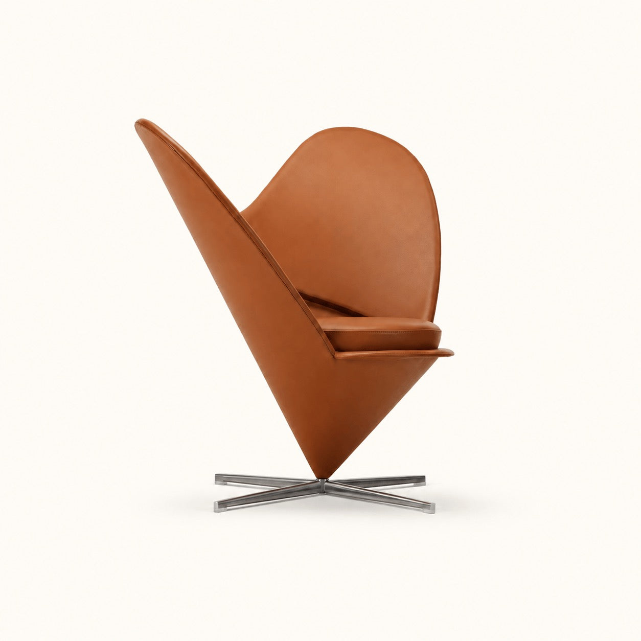 Verner Panton Reproduction Heart Cone Lounge Chair