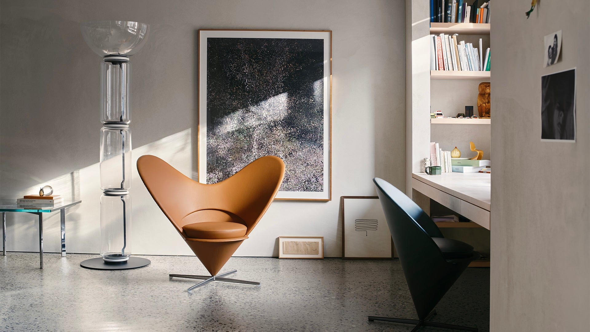 Verner Panton Reproduction Heart Cone Lounge Chair