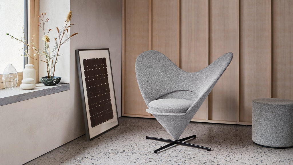 Verner Panton Reproduction Heart Cone Lounge Chair