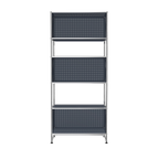 Modular Perforated Shelving 787 in Anthracite