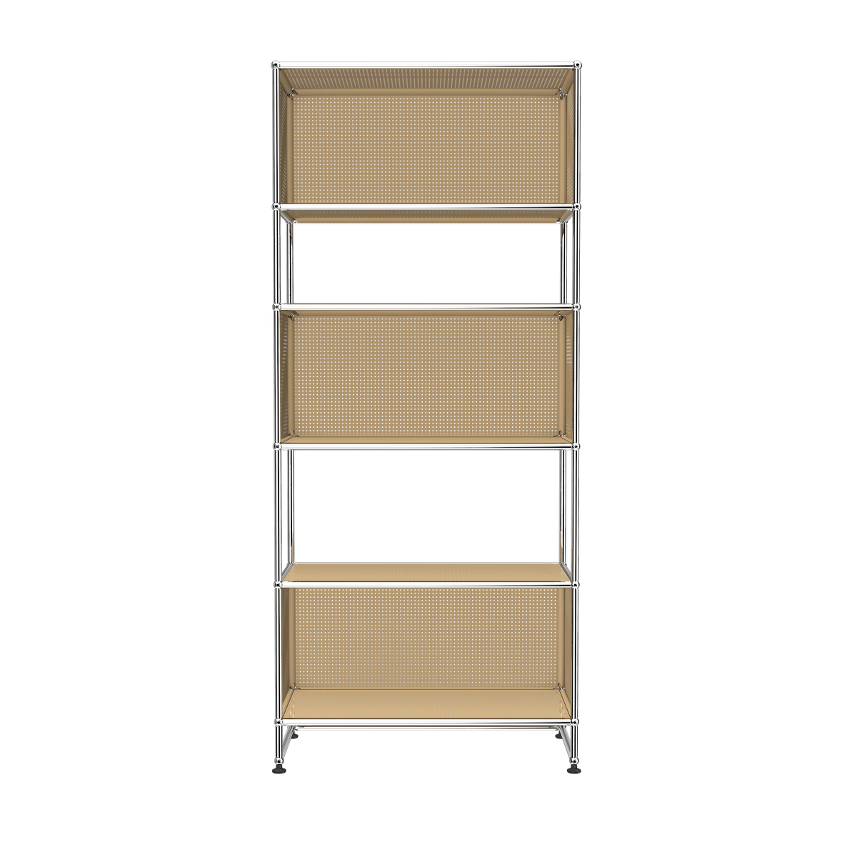 Modular Perforated Shelving 787 in Beige