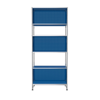 Modular Perforated Shelving 787 in Gentian Blue