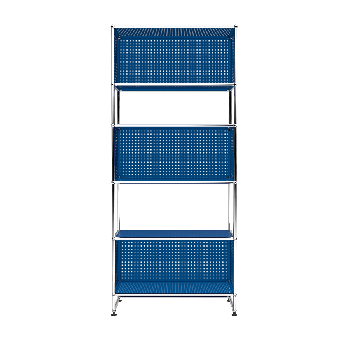 Modular Perforated Shelving 787 in Gentian Blue