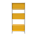 Modular Perforated Shelving 787 in Golden Yellow