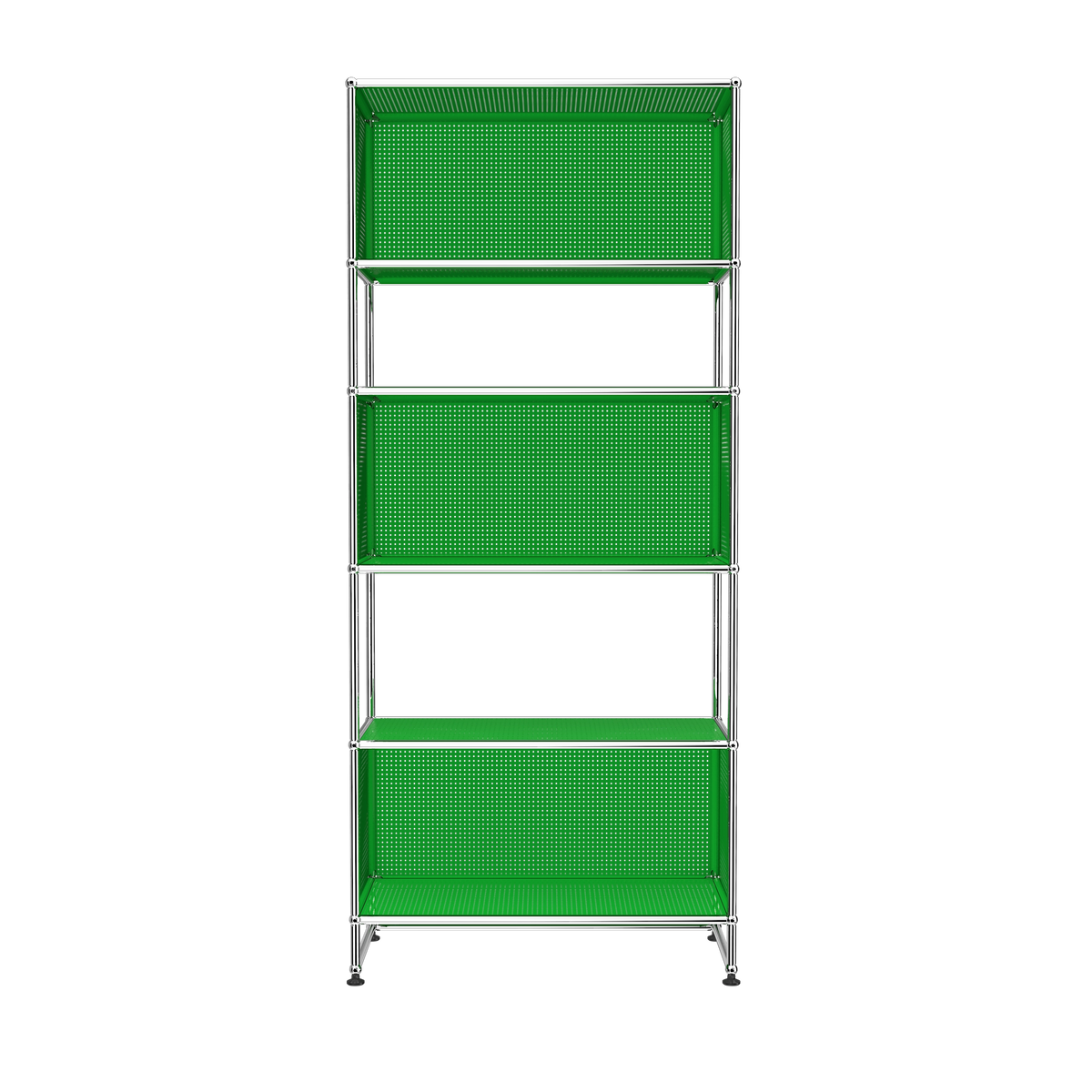 Modular Perforated Shelving 787 in Green