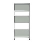 Modular Perforated Shelving 787 in Light Grey