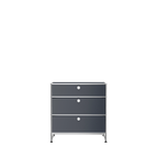 Modular 3 Drawer Storage 787 in Anthracite