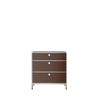 Modular 3 Drawer Storage 787 in Brown