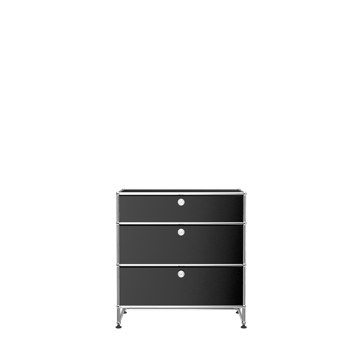Modular 3 Drawer Storage 787 in Graphite Black