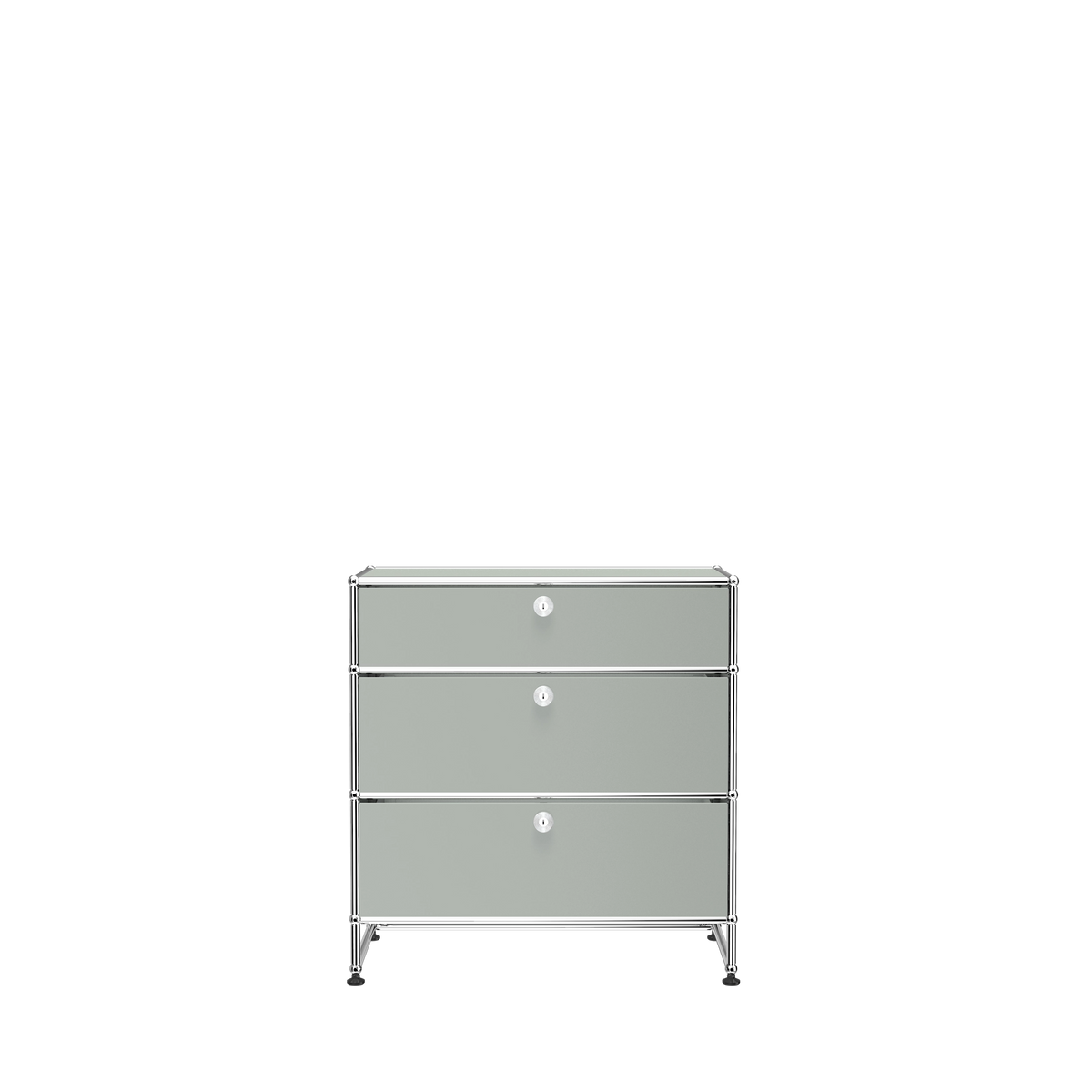Modular 3 Drawer Storage 787 in Light Grey