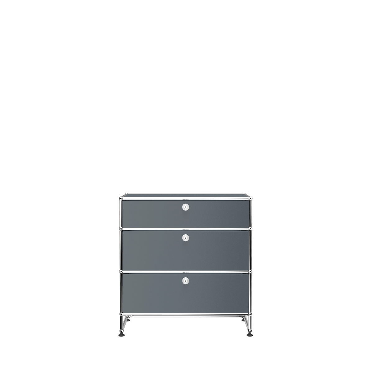 Modular 3 Drawer Storage 787 in Mid Grey