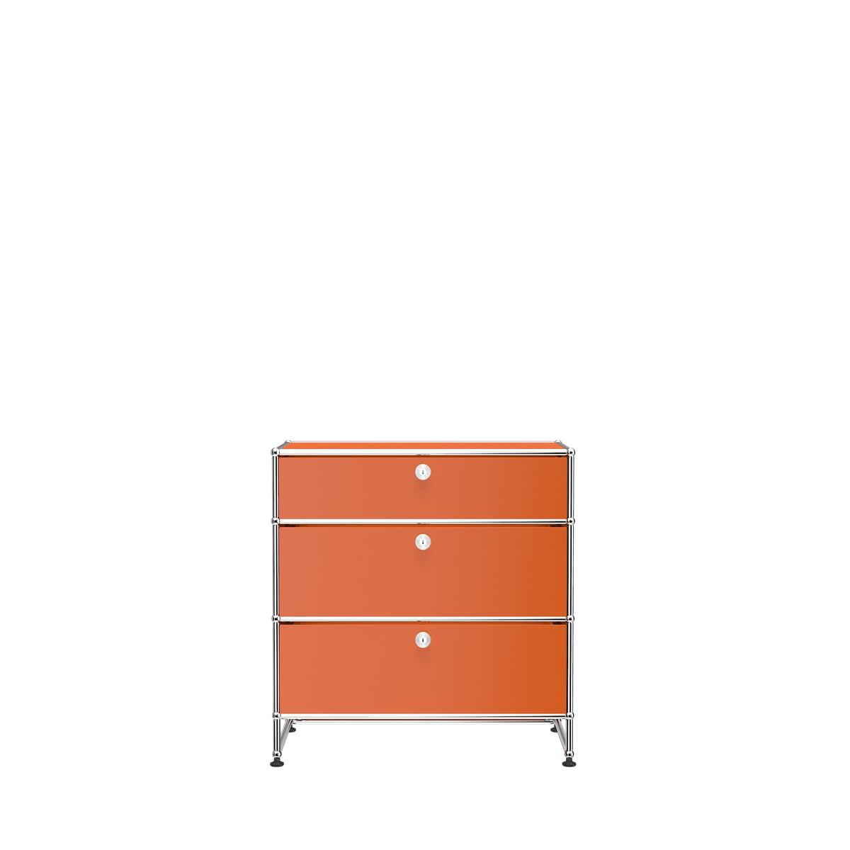 Modular 3 Drawer Storage 787 in Pure Orange