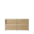 Modular Credenza 1524 Two Door in Beige