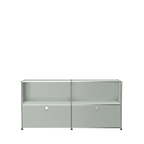 Modular Credenza 1524 Two Door in Light Grey