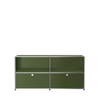 Modular Credenza 1524 Two Door in Olive Green