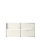 Modular Credenza 1524 Two Door in Pure White