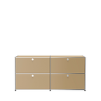 Modular Credenza 1524 Four Door in Beige