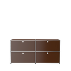Modular Credenza 1524 Four Door in Brown