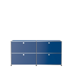 Modular Credenza 1524 Four Door in Gentian Blue
