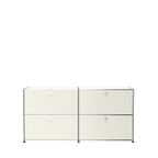 Modular Credenza 1524 Four Door in Pure White