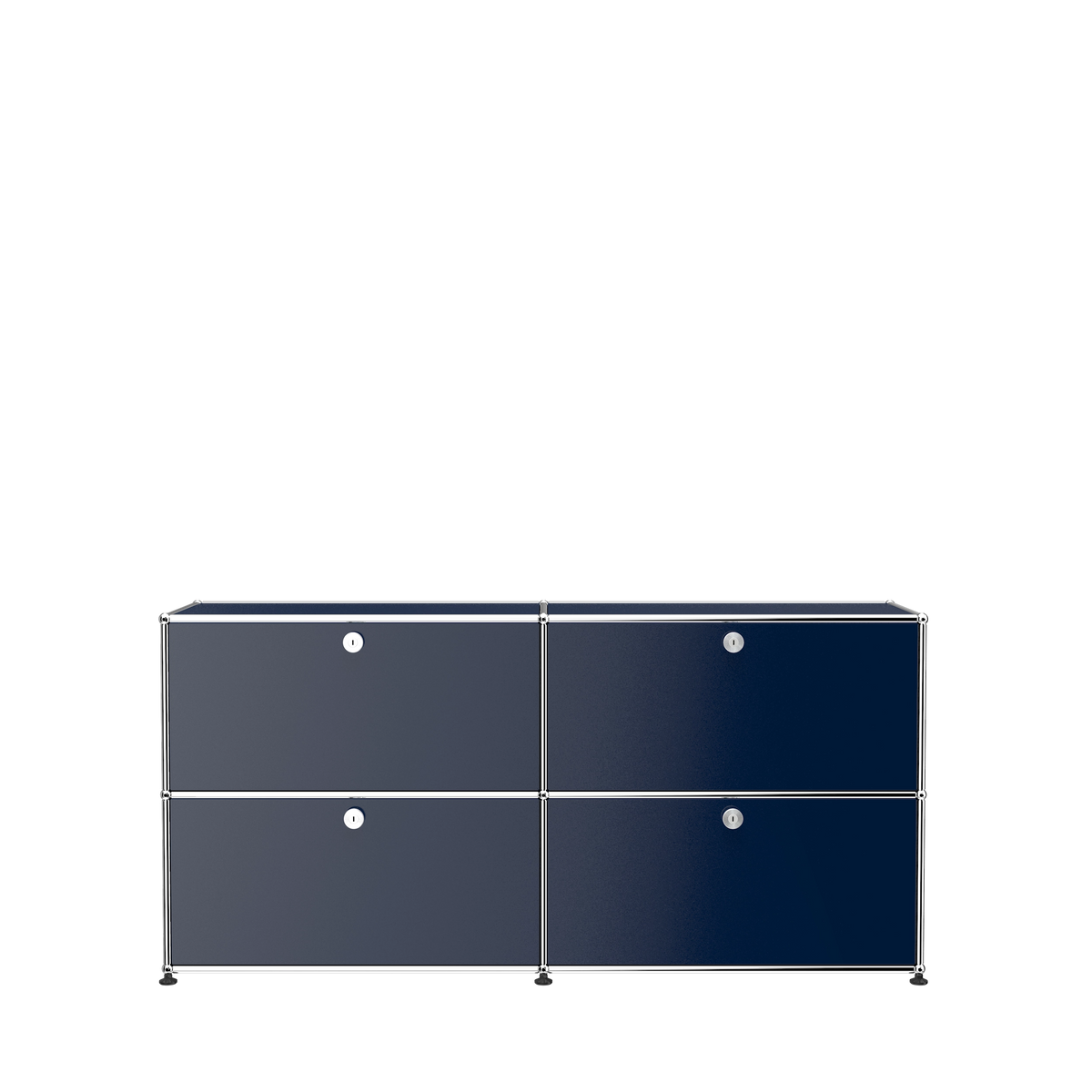 Modular Credenza 1524 Four Door in Steel Blue