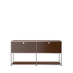 Modular Credenza 1524 Open in Brown