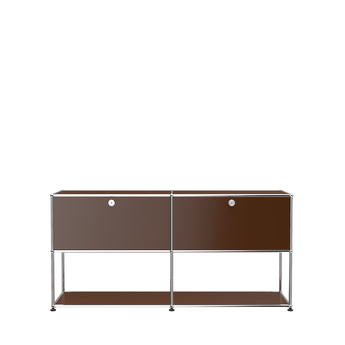 Modular Credenza 1524 Open in Brown