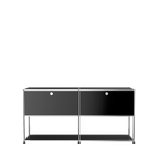 Modular Credenza 1524 Open in Graphite Black