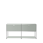 Modular Credenza 1524 Open in Light Grey