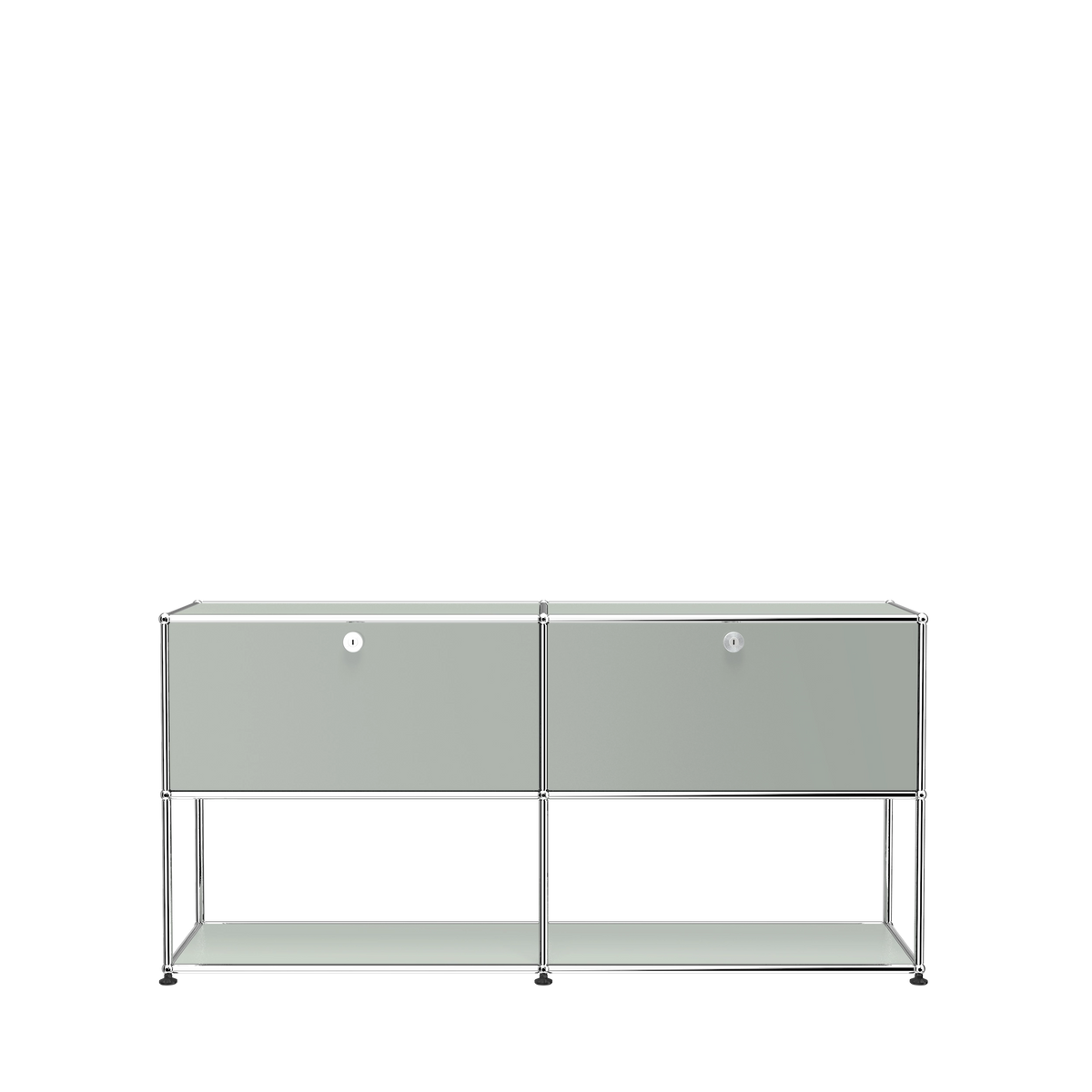 Modular Credenza 1524 Open in Light Grey