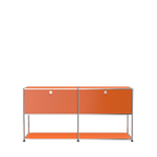 Modular Credenza 1524 Open in Pure Orange
