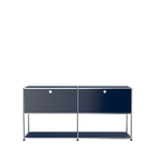 Modular Credenza 1524 Open in Steel Blue