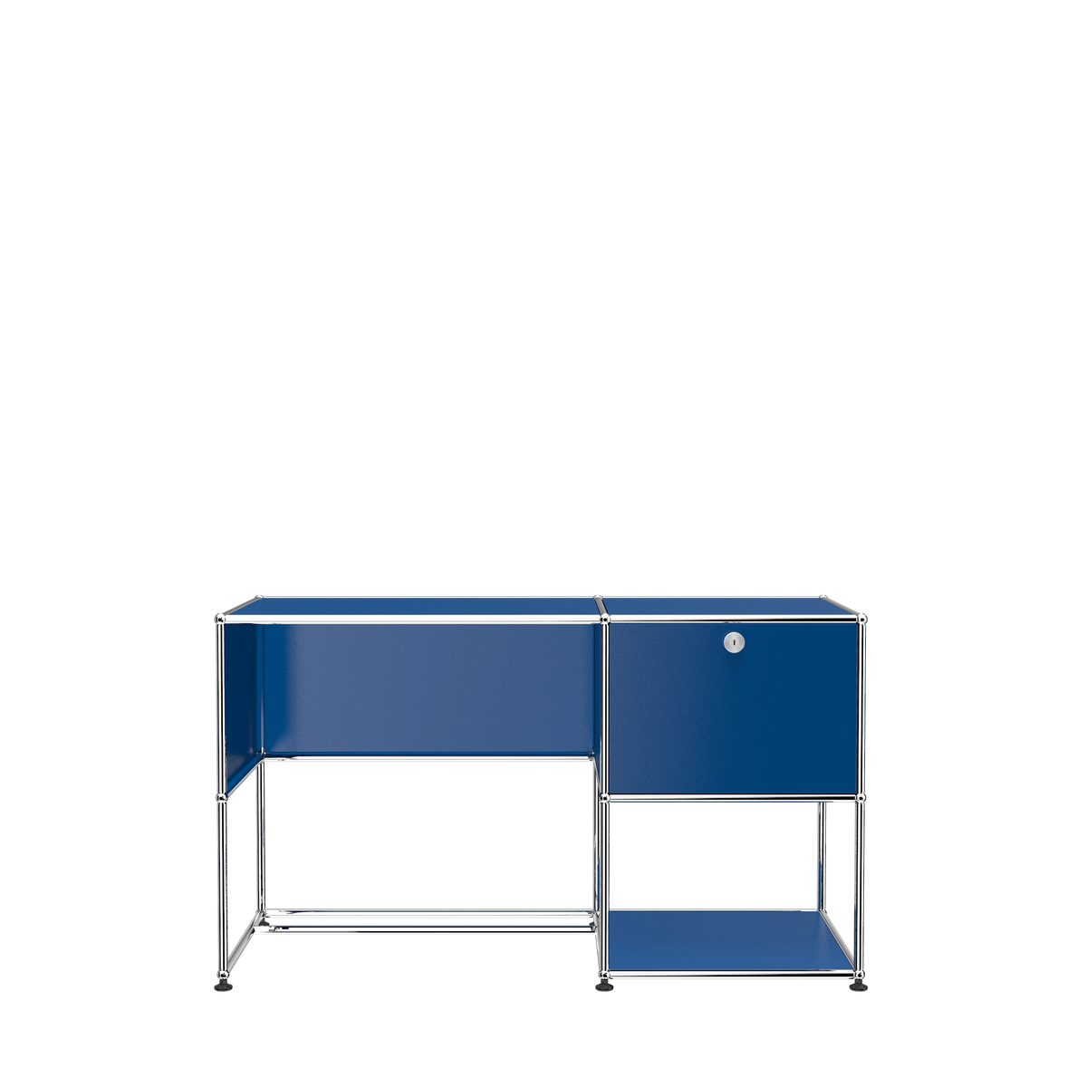 Modular Desk Unit 1270 in Gentian Blue