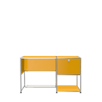 Modular Desk Unit 1270 in Golden Yellow