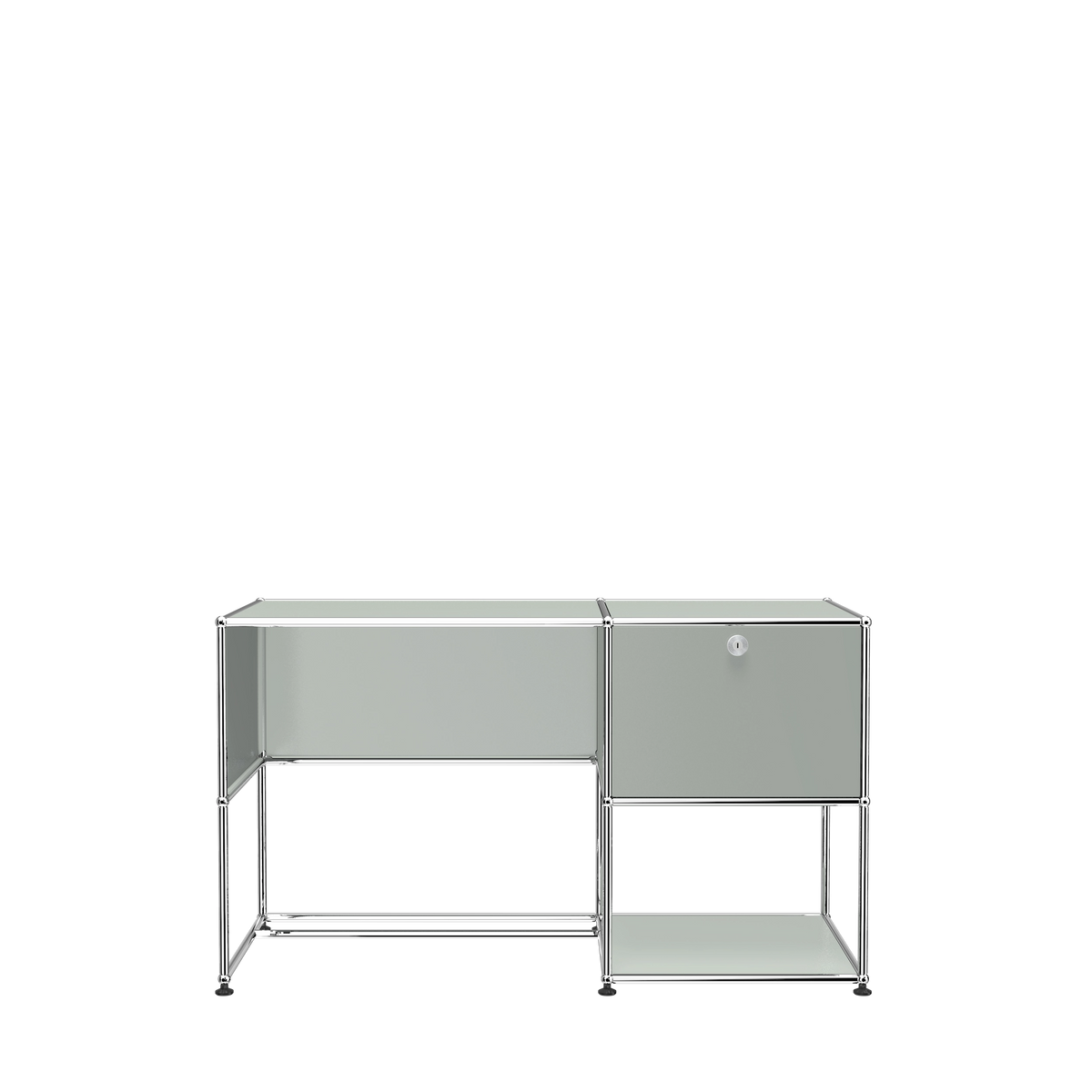 Modular Desk Unit 1270 in Light Grey