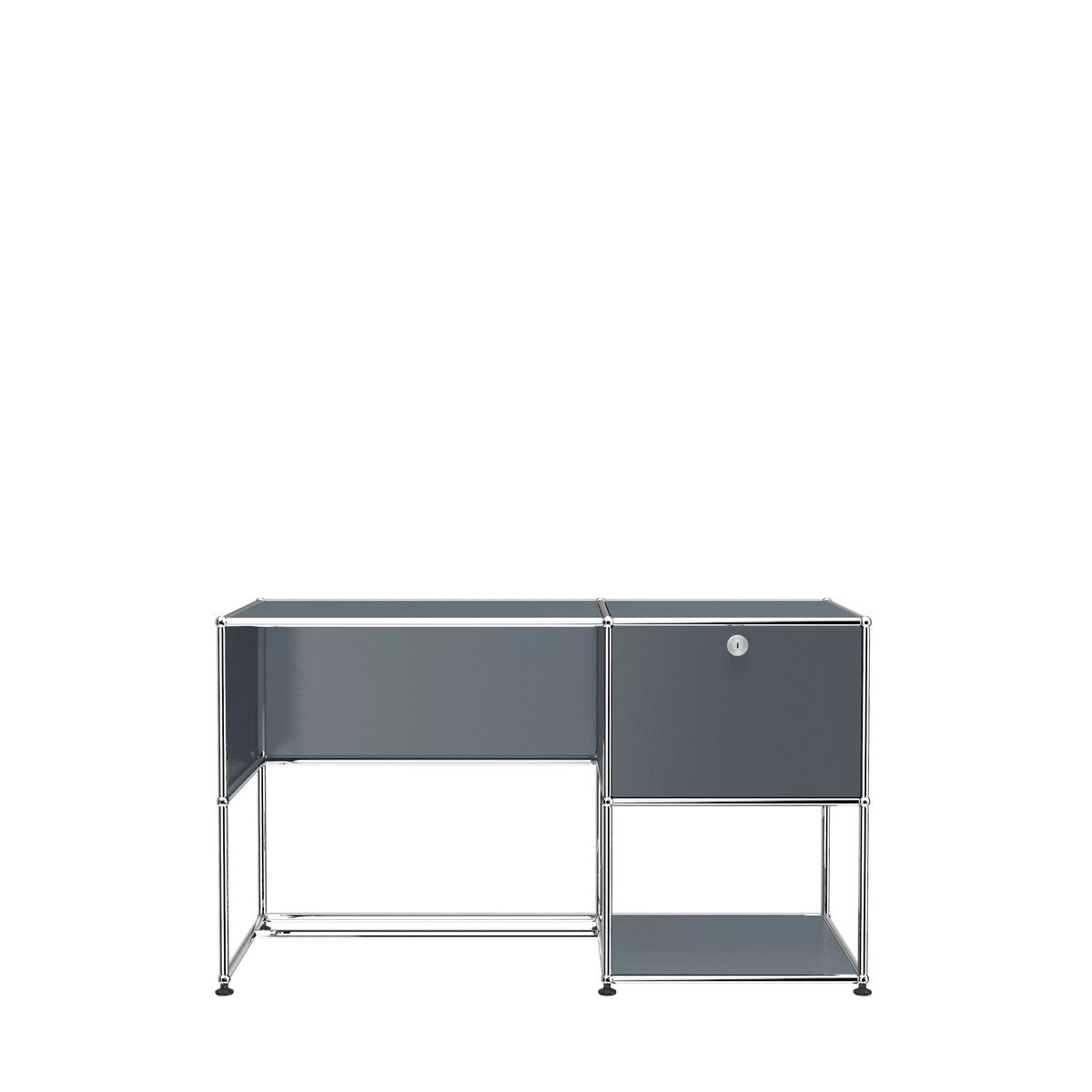 Modular Desk Unit 1270 in Mid Grey