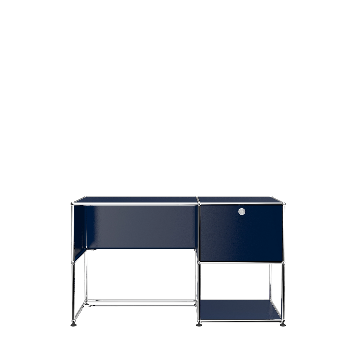 Modular Desk Unit 1270 in Steel Blue