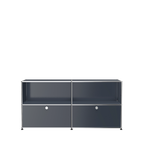 Modular File Credenza 1524 Two Door in Anthracite