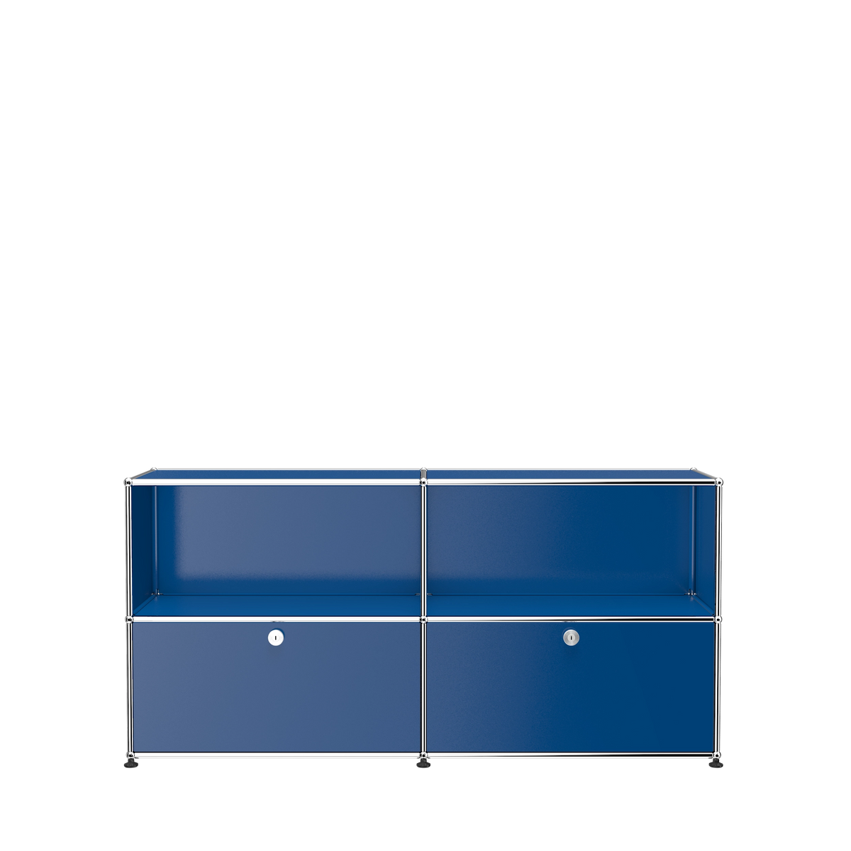 Modular File Credenza 1524 Two Door in Gentian Blue