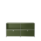 Modular File Credenza 1524 Two Door in Olive Green