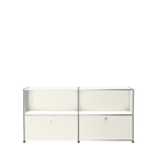 Modular File Credenza 1524 Two Door in Pure White