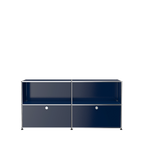Modular File Credenza 1524 Two Door in Steel Blue
