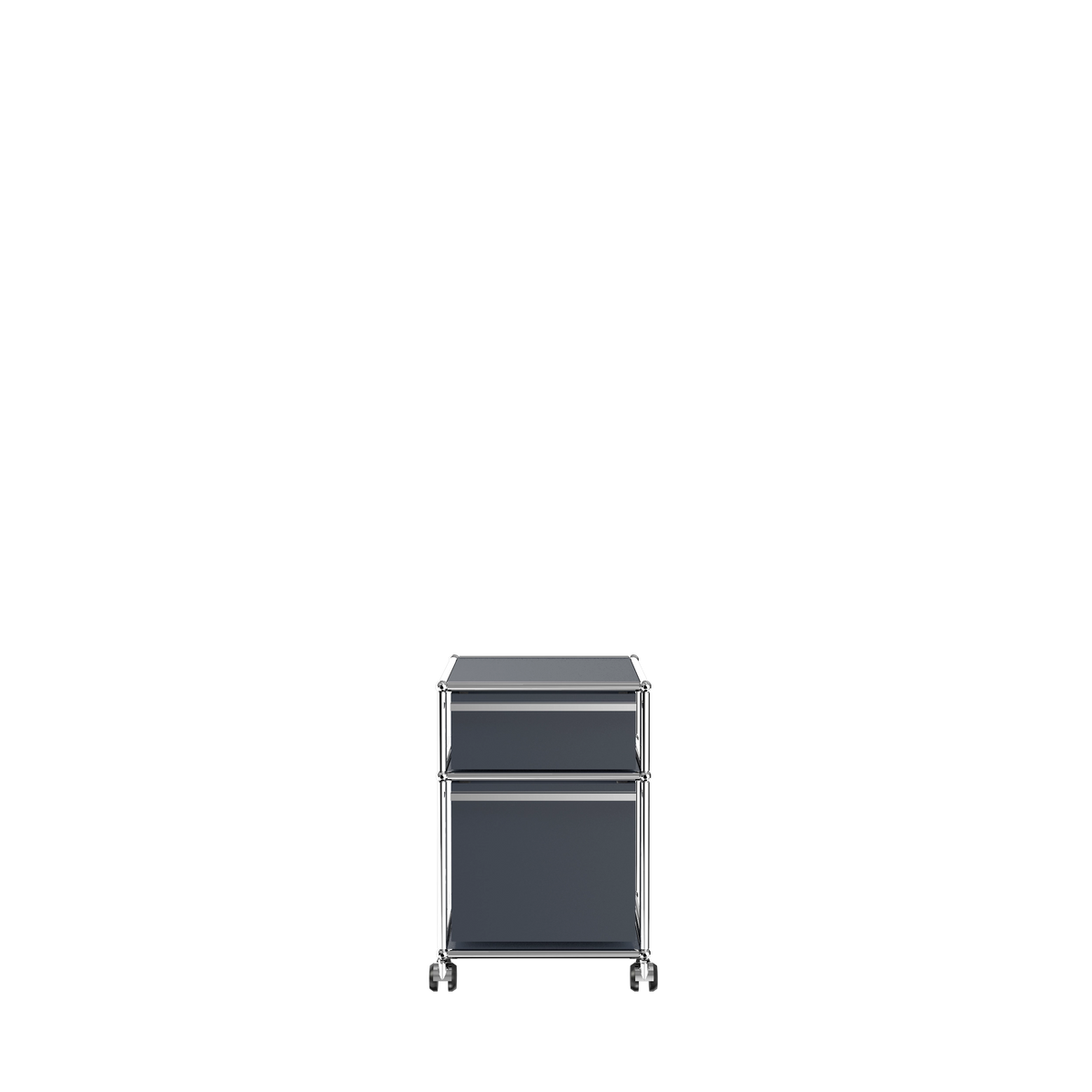 Modular Pedestal 432 Two Drawer in Anthracite